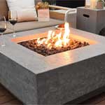 Elementi Cast Concrete Fire Pit