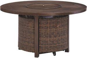 Wicker Patio Fire Table