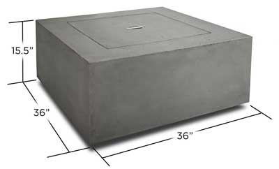 Baltic Square Fire Pit Dimensions