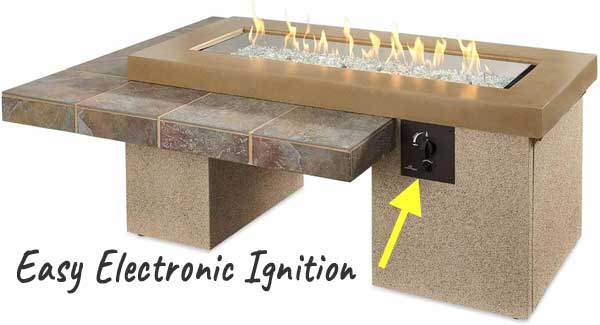 Electronic Fire Starter Switch and Flame Control Knob