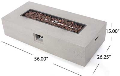 Fire Table Dimensions