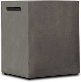 Gey Faux Concrete Propane Tank Cover