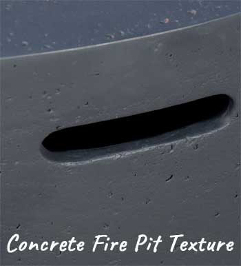 Round Concrete Fire Pit Table Texture