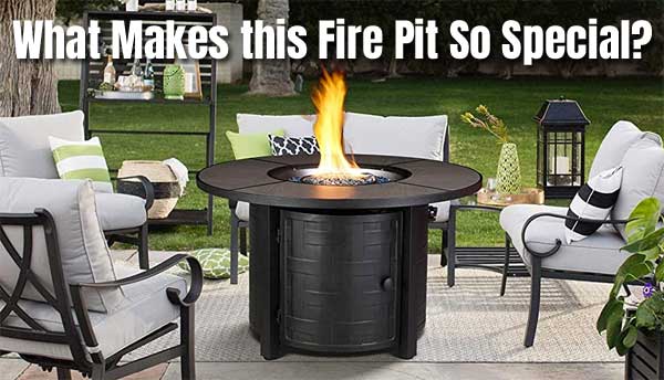 Round Propane Fire Pit Table, Round Propane Fire Pit Table And Chairs