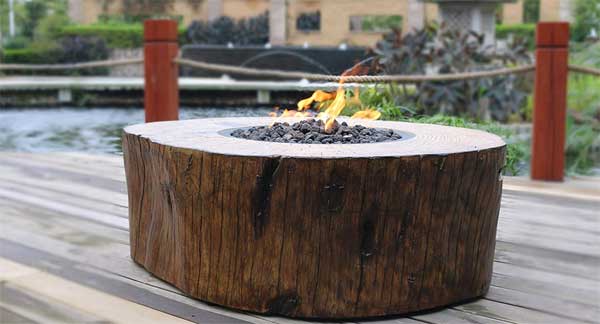 Stump Fire Pit