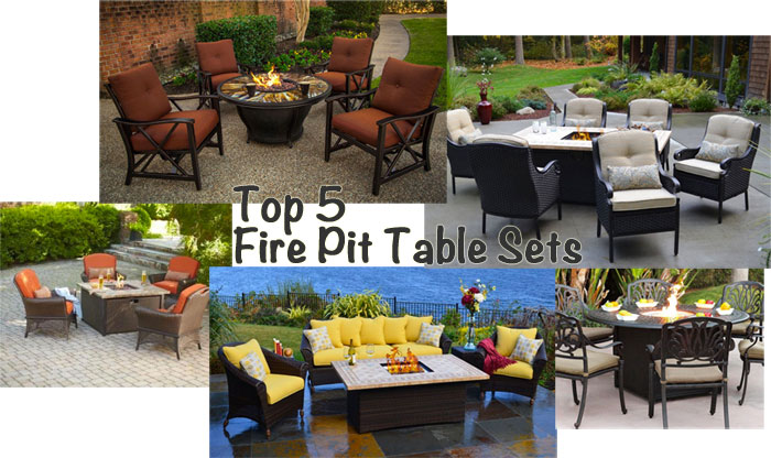 Top 5 Fire Pit Table Sets